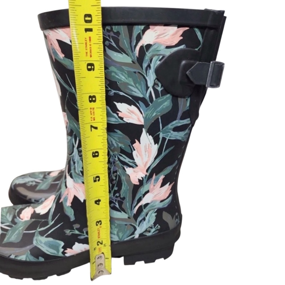 A New Day “Floral” Vicki Rubber Boots (NWT) (Size: 7) - Picture 16 of 16